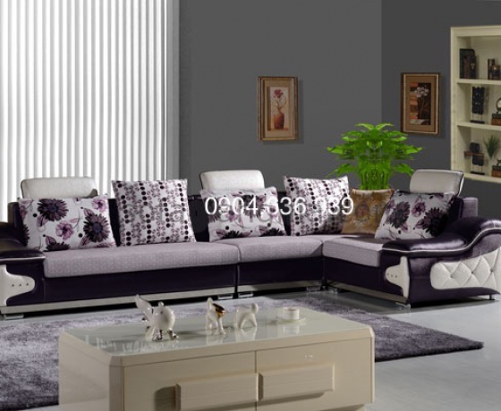 Sofa vải kết hợp simili bọc khung : A-112