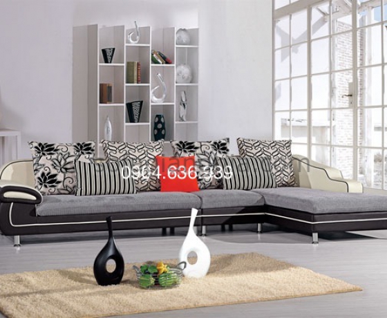 Sofa vải kết hợp simili bọc khung : A-105