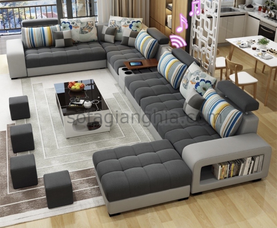 Sofa góc hình chữ U căn hộ lớn : G-402