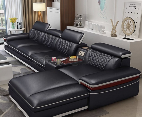 Bộ sofa  da tối giản hiện đại : E-213