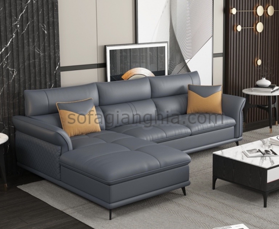 Sofa da căn hộ nhỏ sang trọng :E-261