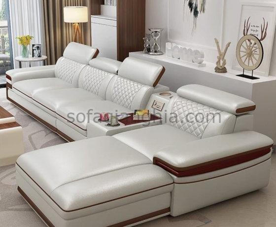 Bộ sofa  da tối giản hiện đại : E-213