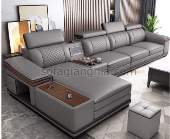 sofa da hàn quốc sang trọng : E-246
