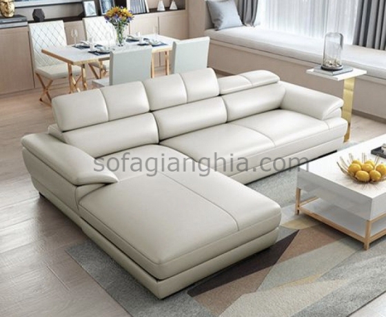 Sofa da trơn đơn giản sang trọng : E-201