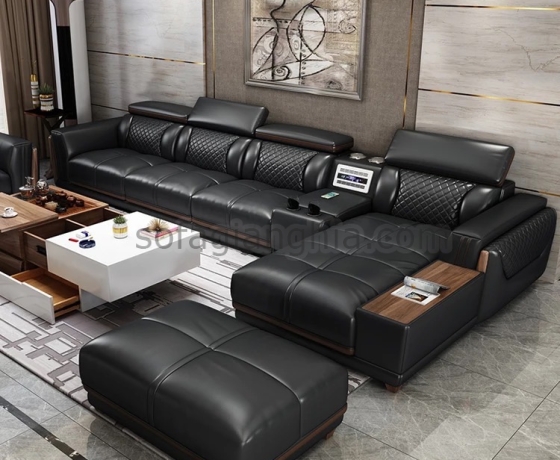 Sofa da tối giản hiện đại sang trọng : E-234