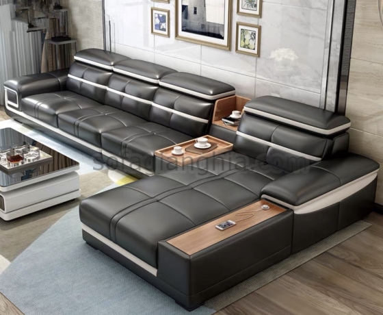 Sofa da tối giản hiện đại sang trọng  : E-226
