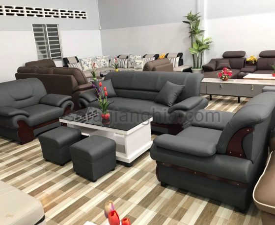 Sofa da văn phòng tiếp tân : KB -227