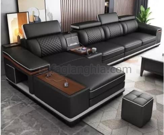 sofa da hàn quốc sang trọng : E-246