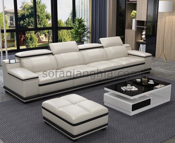 Sofa băng da 4 chỗ : B-332