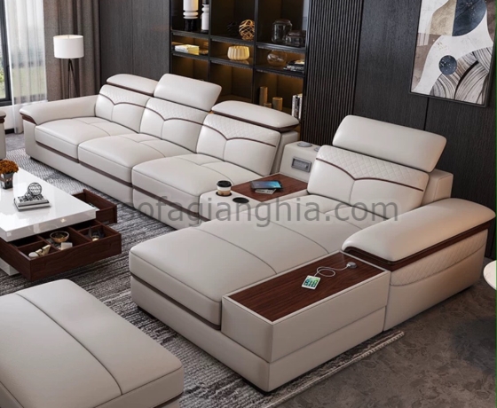 sofa da sang trọng hiện đại : E-230