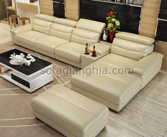 Sofa da đơn giản hiện đại : E-216