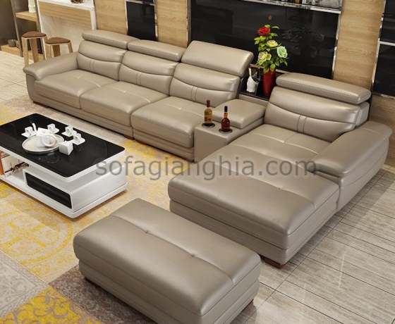 Sofa da đơn giản hiện đại : E-216