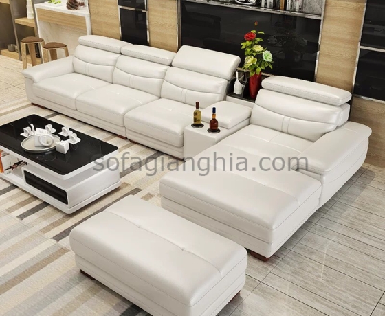 Sofa da đơn giản hiện đại : E-216