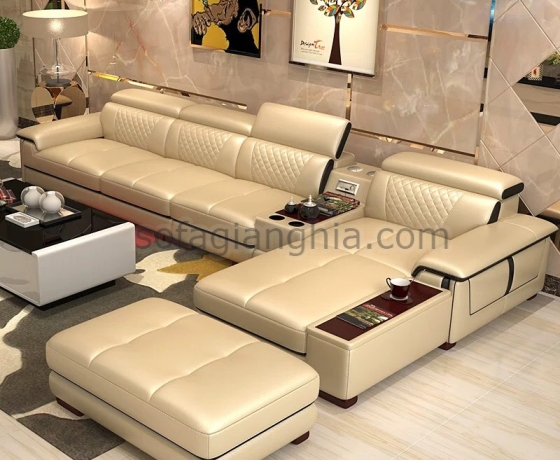 Sofa da hiện đại sang trọng chất lượng tốt  : E-223