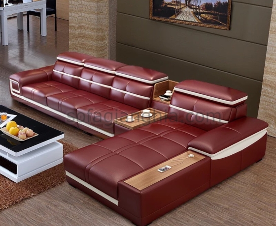 Sofa da tối giản hiện đại sang trọng  : E-226