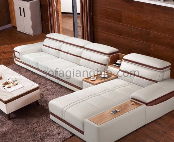 Sofa da tối giản hiện đại sang trọng  : E-226