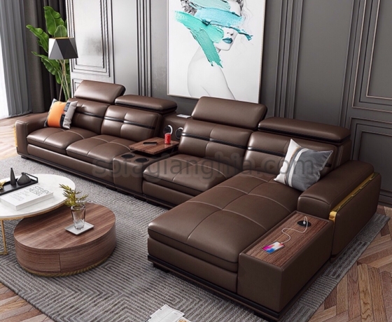 Sofa da tối giản hiện đại sang trọng : E-227